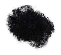 30g Black Real Human Hair Bulk for Dreadlocks and Hairpieces | Volume Boosting, Long Lasting Attachment, for Hairstylists and Loc Artists, Braiding Sessions, DIY Use