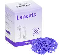 30G Blood Lancets 100 Pcs Blood Glucose lancets for Diabetics Compatible with Most Lancing Devices