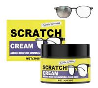 30g Eyeglass Scratch Remover & Lens Cleaner for Glasses, Multi-Purpose Glass Scratch Remover, Repair Wax for Reading Glasses, Sunglasses & Spectacles, Home & Travel Essential for Lens Scratch Repair