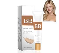 30G Moisturizer SPF 30,Tinted Moisturiser & BB Cream for Mature Skin,Hydrating Face Foundation with Sunscreen,Hydrating Face Sun Cream SPF 30 with Coverage for Skin(Natu/ral Color)