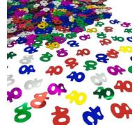 30g Multicolour 40th Birthday Confetti Foil Metallic Glitz Table Scatter Sprinkles Age Bday Party Decorations