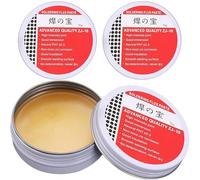 30G Professional Solder Flux Paste - No-Clean Grease for Mobile Phones, Appliances, Computers - Suitable for Mechanic Welding on Motherboards, 3PCS x 10G