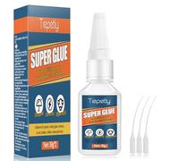 30g Superglue, Super Glue All Purpose for Accurate Repairs, Instant Strong Glue with Anti Clog Cap and Droppers, Superglue for Plastic, Metal, Glass, Wood, Ceramic and DIY (30g)