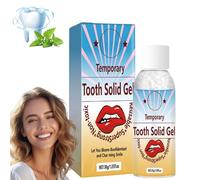 30g Temporary Tooth Repair Kits,False Teeth Replacement Repair Beads,Denture Repair Beads for Temporary Fixing Filling Missing Broken Tooth,Moldable False Teeth,Replacement Tooth,Tooth Gap Filler