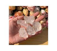 30g Transparency White Crystal raw Stone, Clear Quartz(100g)