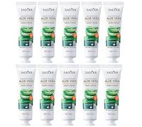 30g x 10 Pcs Aloe Vera Hand Cream Moisturizing Hand Lotion Travel Size Nourishing Hand Cream Set Suitable for All Skin Types