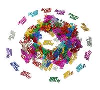 30Grams Happy Birthday Confetti for Patty Decoration Glitter Table Confetti for Wedding,Anniversary,Birthday Party,Colorful