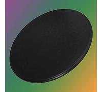 30in Black Wooden Turntable24" Round Rotating Tray for Kitchen & Dining Table Perfect Centerpiece Serving Plate HandOperated Durable Design
