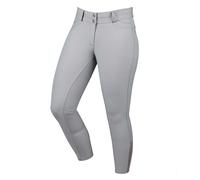 (30in, Grey) Dublin Womens/Ladies Lunar Gel Full Seat Breeches