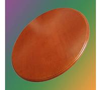 30in Wooden TurntableLarge Round Rotating Tray for Kitchen & Dining Table Centerpiece HandOperated Serving Plate Begonia Color (100cm/40in)