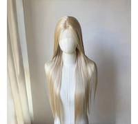 30inch HD Transparent Lace 13 * 4 Wigs, Natural Light blonde Straight Lace Front Wigs, Natural Looking Wig for Women Daily Use