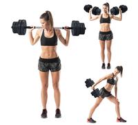 30KG Dumbbells Set Adjustable Dumbbell Barbell Weight Lifting Training Equipment