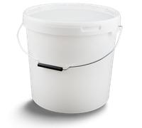 (30L, 10) Plastic Bucket Pail + Handle + Lid - Food Grade BPA Free Multi-use Fermentation Feed Dry Wet Food Liquids Chemicals Hydroponics Storage Container