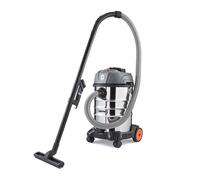 30L Cylinder Vacuum Cleaner Wet and Dry Bagless HEPA Filter 19kpa Powerful Suction 1400W Geepas Silver One Size