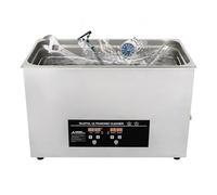 30L Digital Ultrasonic Cleaner with Heater and Timer 300W Stainless Steel Ultrasonic Cleaning Machine Professional Sonic Cleaner for Glasses, Jewelry, Lab Tool, Vinyl Records, 40x35x28cm