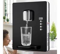 30L/H Wall-Mounted Pipeline Machine, Wall-Mounted Mains Fed Unit Water Dispenser, 3s Quick Heating, Ouch Screen Control, With Electronic Child Lock, for Office, Hotel, Canteens 2200W