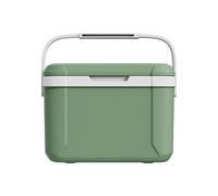 30L Insulated Cool Boxs - Lightweight Portable Ice Cooler with Handle & Lid - Durable Food-Grade Plastic - Keeps Food & Drinks Hot or Cold - Ideal for Camping, BBQ, Travel, Outdoor (Green)