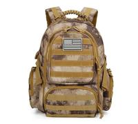 30L Military Tactical Backpack for Men 3 day Assault Pack Molle Backpack Tactical Hiking Rucksack (Sand)