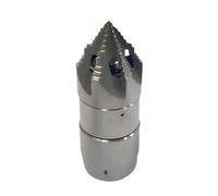 30L/min Small Flow High-Pressure Water Mouse Sewer Drain Tube Cleaning Nozzle Mini Pagoda Rotating Nozzle(3I8 Female 30LPM)