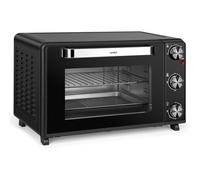 (30L) Mini Oven 30L- 1600W Portable, Electric Multi-Function Cooker for Grilling, Baking & Roasting with Wire Rack, Baking Tray and Detachable Handle