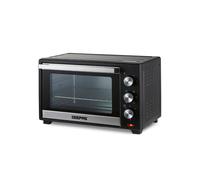 30L Mini Oven Toaster Grill Tabletop Compact Portable Baking Cooker 1600W Geepas Black One Size