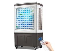 30L Portable Air Cooler with 3 Operational Modes & 3 Speeds Cooling Fan, 3 in 1 Evaporative Air Cooler, Lightweight, Low Noise, for Home Office Work Outdoor (Color : With Remote, Size : 48x35x85cm)