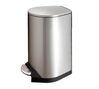 30L Stainless Steel Fingerprint Resistant Trash Can Kitchen Bin with Soft Close Lid Foot Pedal & Inner Bucket Ideal for Home Office Waste Disposal