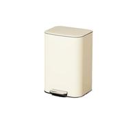 30L Stainless Steel Recycling Bin with Soft Close Pedal Kitchen Trash Can Home Office Waste Basket White Eco-Friendly Design