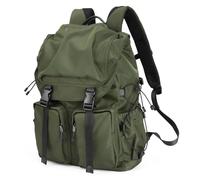 30L Water Resistant College Vintage Business Laptop Backpack for Men & Women, Fits 15.6 Inch Computer, Laptop and Notebook Casual Backpack Daypack for Work Daily Travel College, Green