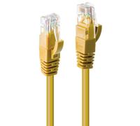 LINDY 30m Cat.6 U/UTP Ethernet Cable, Yellow