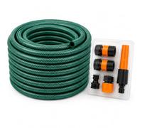 30m Durable Garden Hose Pipe with Reinforced PVC Body, Anti-Kink Flexible Water Flow System & Universal Tap Connector for Outdoor Cleaning & Gardening (30M)