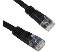 30m Flat Slim CAT5e Patch Cable Lead LSZH RJ45 Network Ethernet Data Low Smoke