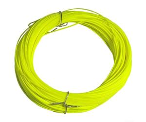 30m Floating Fly Lines 5F-8F Weight Forward with Seamless Connectors, Strong PE Fishing Main Lines for Surface Casting(5F yellow)