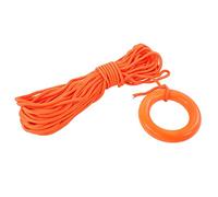 30m Lifesaving Rope with Hand Ring, Polyethylene, Lightweight Portable for Large Swimming Pools, Beaches, Yachts