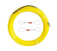 30M Nylon Fish Tape Wire Cable Rod Draw Push Puller Electrician Duct Rod Tools Compatible With Through The Wall(10M_4MM)