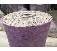 30m² of Luxury 12mm Thick PU Carpet Underlay Rolls | 2 Rolls at 11m Long x 1.37m Wide | UK Manufactured Quality Luxury Feel
