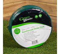 30m Reinforced Kink Resistant Garden Hose Pipe Samuel Alexander Black One Size