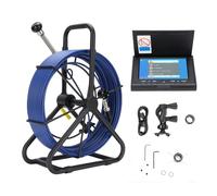 30M Sewer Camera 1080P High Definition DVR Recording 32GB Small Memory Card Drain Pipe Borescope 304 Stainless Steel IP68 Water Proof 4.3 Inch Screen