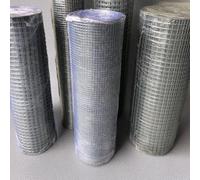 30m x 90cm Galvanised Welded Mesh, Welded Chicken Wire Mesh for Outdoor Use (1''x1'', 16 Gauge)