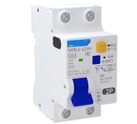 30mA 100mA 300mA NXBLE-63YH 6A, 10A, 16A, 20A, 25A, 32A, 40A, 50A, 63A Circuit Breaker 1PN 2P 230V(50mA,1P N,50A)