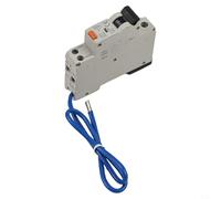 30mA 6kA RCBO Safety Switch with Overcurrent & Short Circuit Protection, 1P+N Residual Current Breaker for 230V Home & Motor Home Circuits(16A)