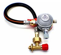 30mbar 10mm Outlet Caravan Regulator 0.5m Pigtail Kit for a Camping Gas Cylinder