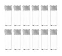 30ml/1 Oz Travel Bottles with Flip Lid, 12PCS Empty Clear Plastic Travel Bottles for Toiletries, Shampoo Emollient Water Shower Gel Emulsion1 Oz