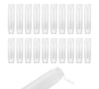 30ml 50ml Travel Bottles for Toiletries, 20 Pcs Clear Plastic Empty Transparent Refillable Squeeze Bottles with Flip Cap, Portable Refillable Travel Containers for Toiletries Shampoo Lotion Makeup