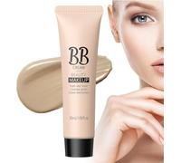 30ml BB Cream Foundation,Full Coverage Concealer Cream Foundation,Lightweight Tinted Moisturizer Primer with Sun Protection for Women