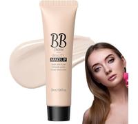 30ml BB Cream Foundation,Full Coverage Concealer Cream Foundation,Lightweight Tinted Moisturizer Primer with Sun Protection for Women