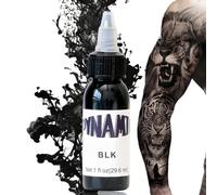 30ml Black Tatt/oo Ink,Tat/Too Practice Ink,Standard Pigment Supplies for Color & Mixing,Dynamic Ta/ttoo I/nk,Ideal for T/attooing & Practice,for Tatt/oo Lining & Shading,Repair Without Fading