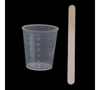 30ml Clear Multipurpose Measuring Cups Kit with Stirring Stick Transparent Scale Cups Clear Epoxy Resin Paint Mixing Cup Epoxy Resin Tools...m