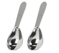 30ml Coffee Scoops, 2Pcs Coffee Measuring Spoon Stainless Steel Protein Scoop Short Handle Coffee Scoop for Ground Coffee Powder Scoop Coffee Measuring Scoop for Beans Tea Powder Sugar