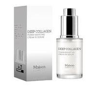 30ml Deep Collagen Power Boosting Cream Serum For Face, Age-Defying Facial Moisturizer Rapid Fir with Technology, Absorption